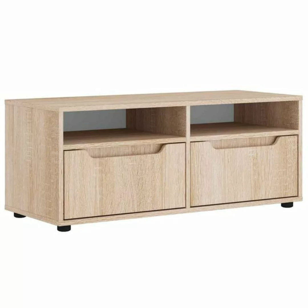 vidaXL TV-Schrank TV-Schrank VISNES Sonoma-Eiche 100x40x38 cm Holzwerkstoff günstig online kaufen