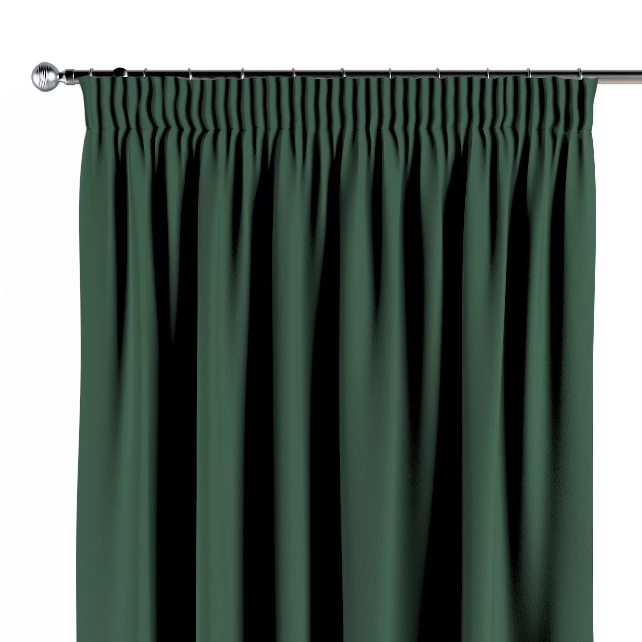 Vorhang mit Kräuselband, grün, Blackout (verdunkelnd) (269-18) günstig online kaufen