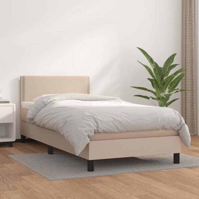 vidaXL Boxspringbett Bett Boxspringbett mit Matratze Kunstleder (100x 200 c günstig online kaufen