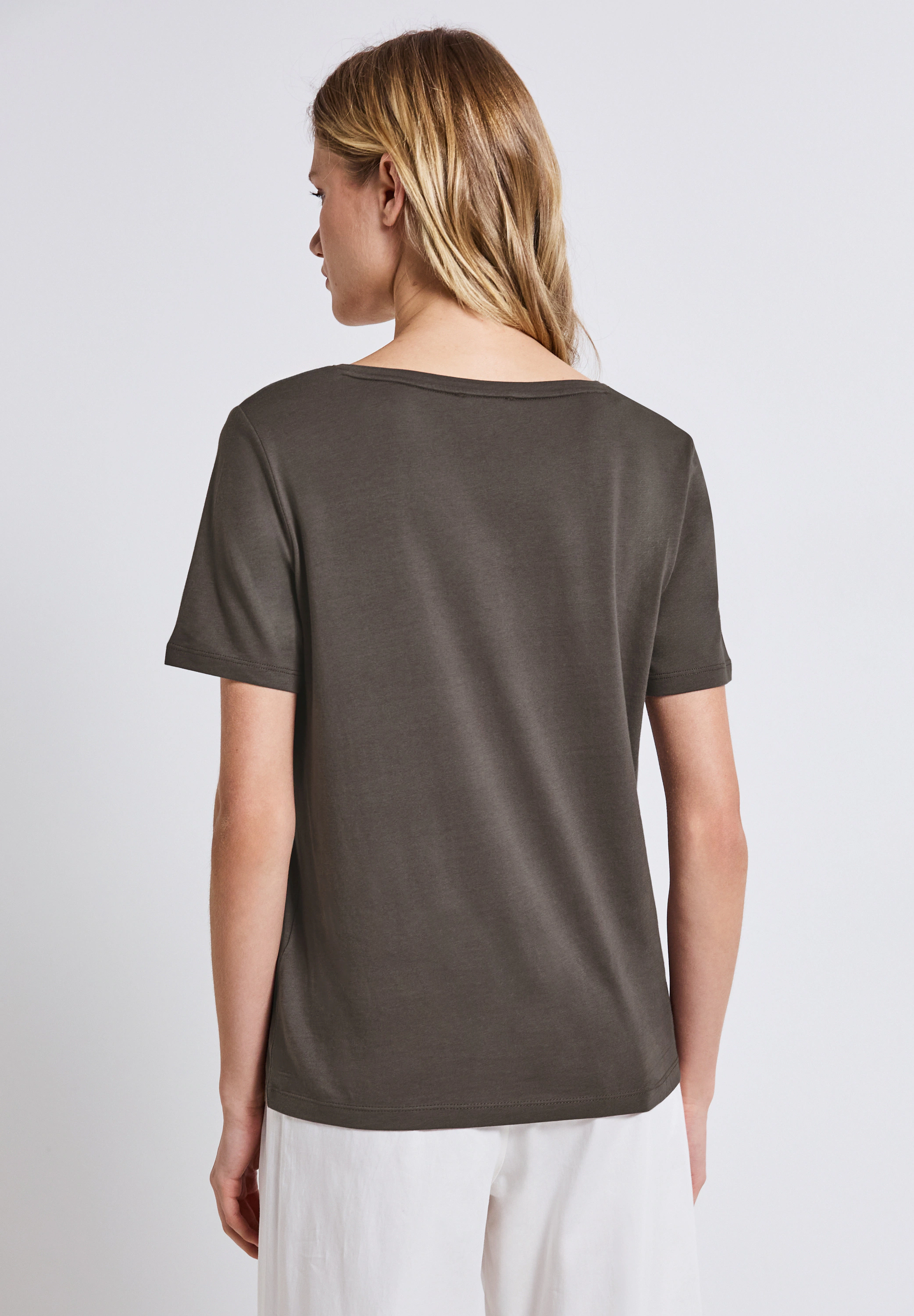 STREET ONE T-Shirt, mit V-Ausschnitt günstig online kaufen