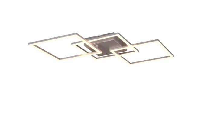 LED-Deckenleuchte 31 Watt Metall Titanfarbig günstig online kaufen