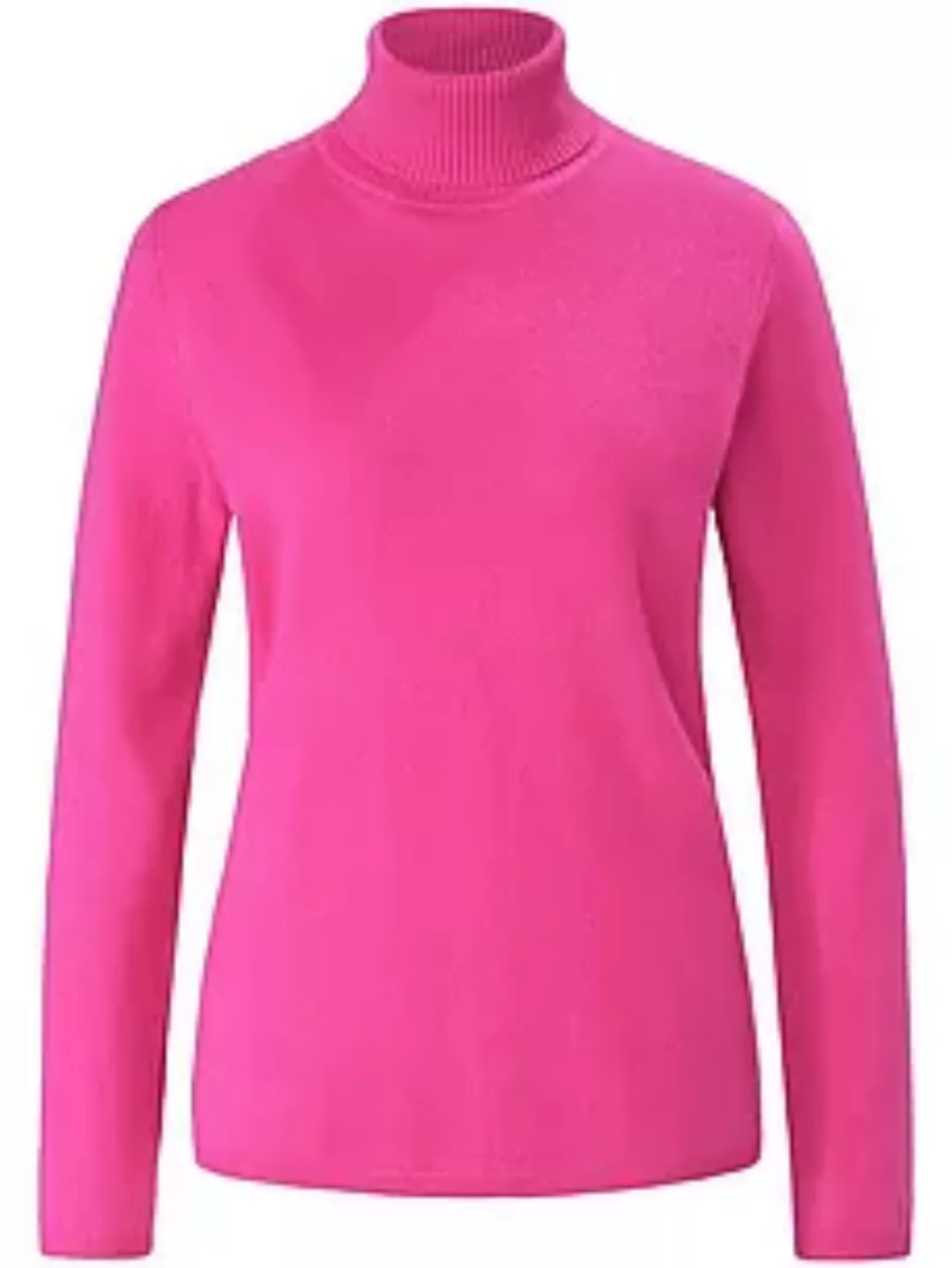 Rollkragen-Pullover aus Schurwolle und Kaschmir include pink günstig online kaufen