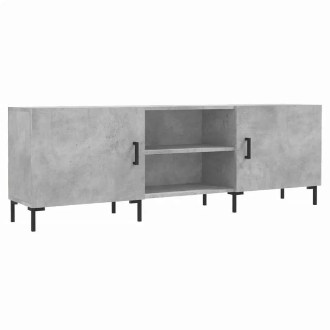 furnicato TV-Schrank Betongrau 150x30x50 cm Holzwerkstoff günstig online kaufen