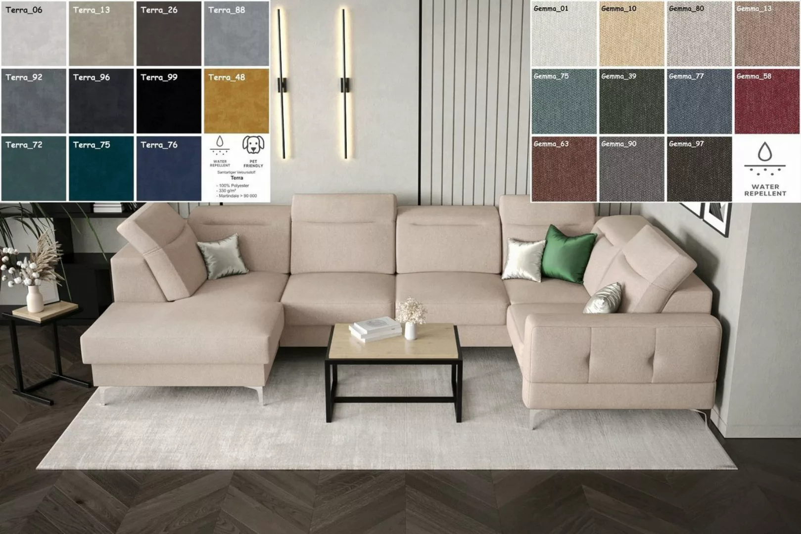 Möbel für Dich Ecksofa Malibu Relax, mit Relaxfunktion, mit Stoff-und Farba günstig online kaufen