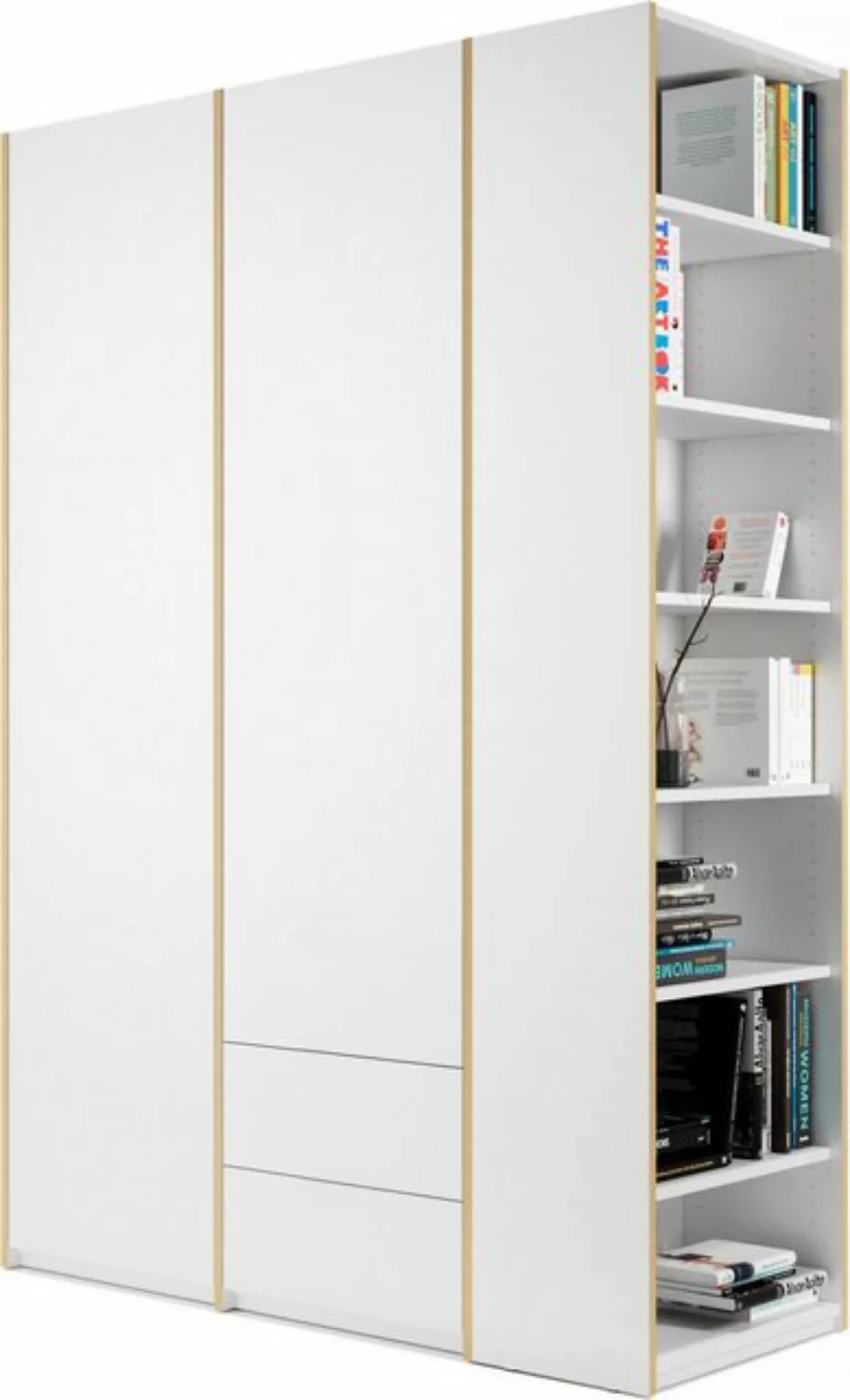 Müller SMALL LIVING Kleiderschrank Modular Plus Variante 2 inklusive 2 klei günstig online kaufen