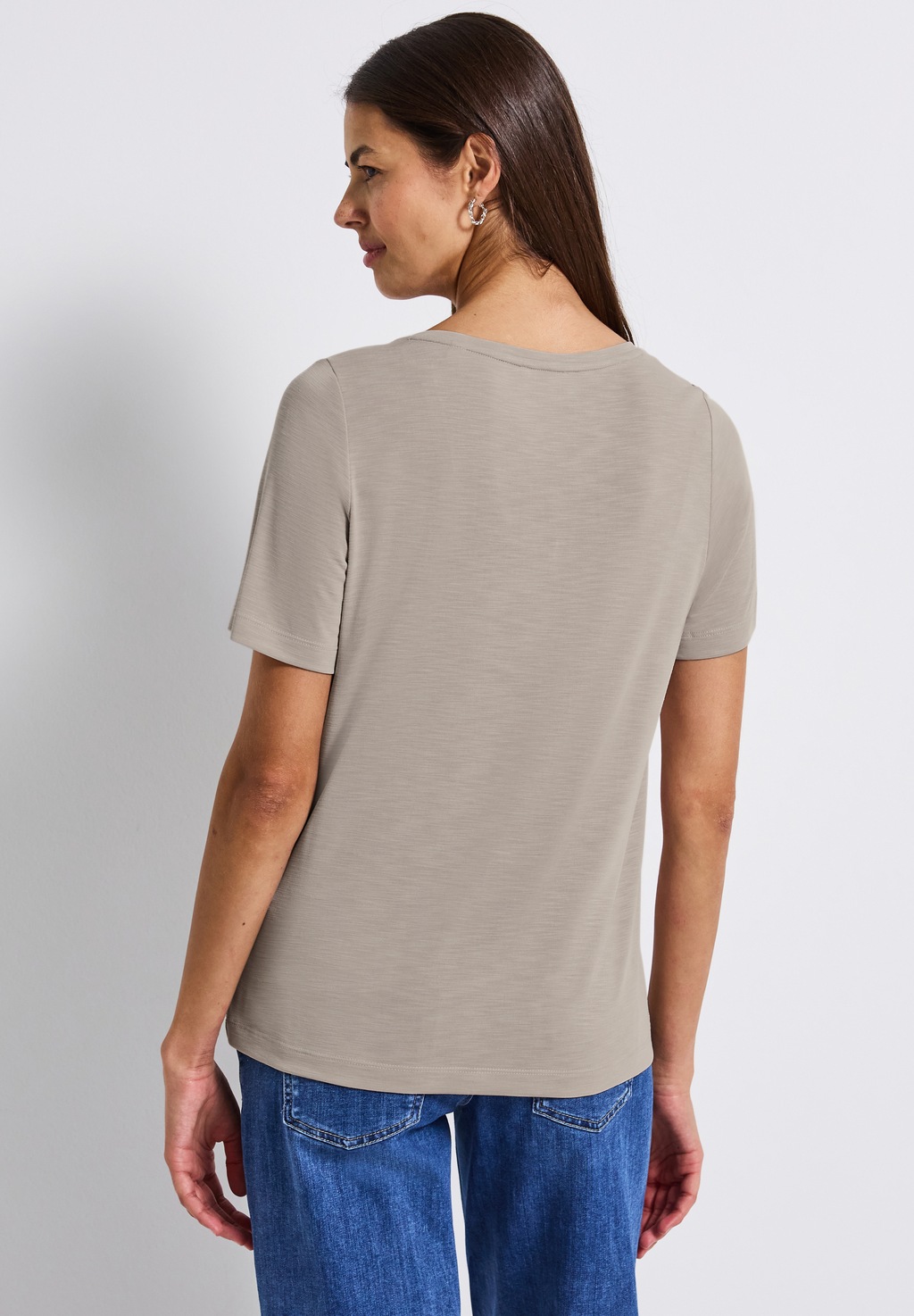 STREET ONE T-Shirt, mit Brusttasche günstig online kaufen