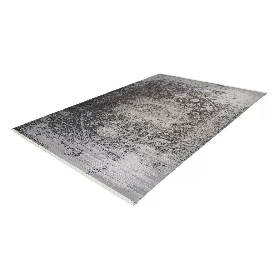 360Living Teppich Baroque anthrazit B/L: ca. 120x170 cm günstig online kaufen