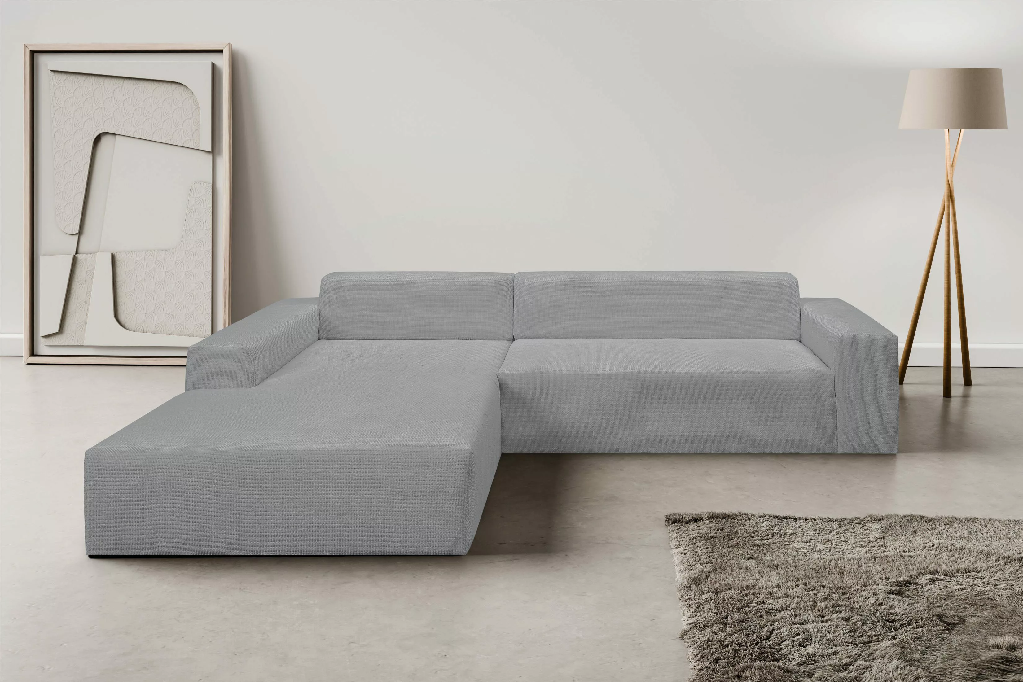 WERK2 Ecksofa "Zeus-XL, Mega-Sofa mit großer Sitztiefe, Stellmaße 311cm x 2 günstig online kaufen