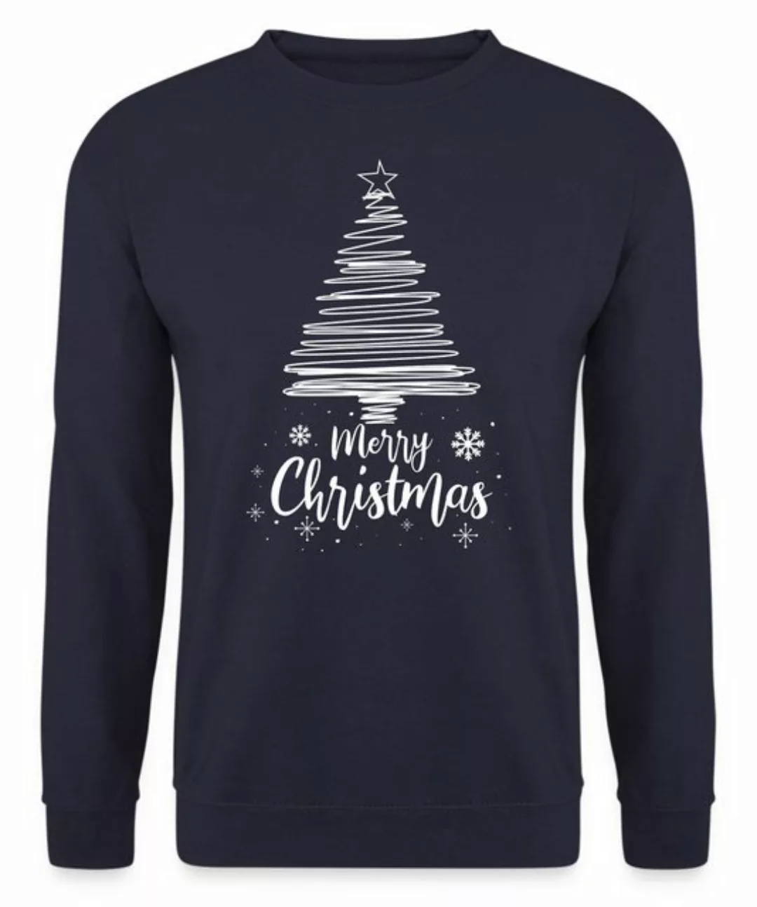 Quattro Formatee Sweatshirt Weihnachtsbaum Merry Christmas - Weihnachten Ni günstig online kaufen