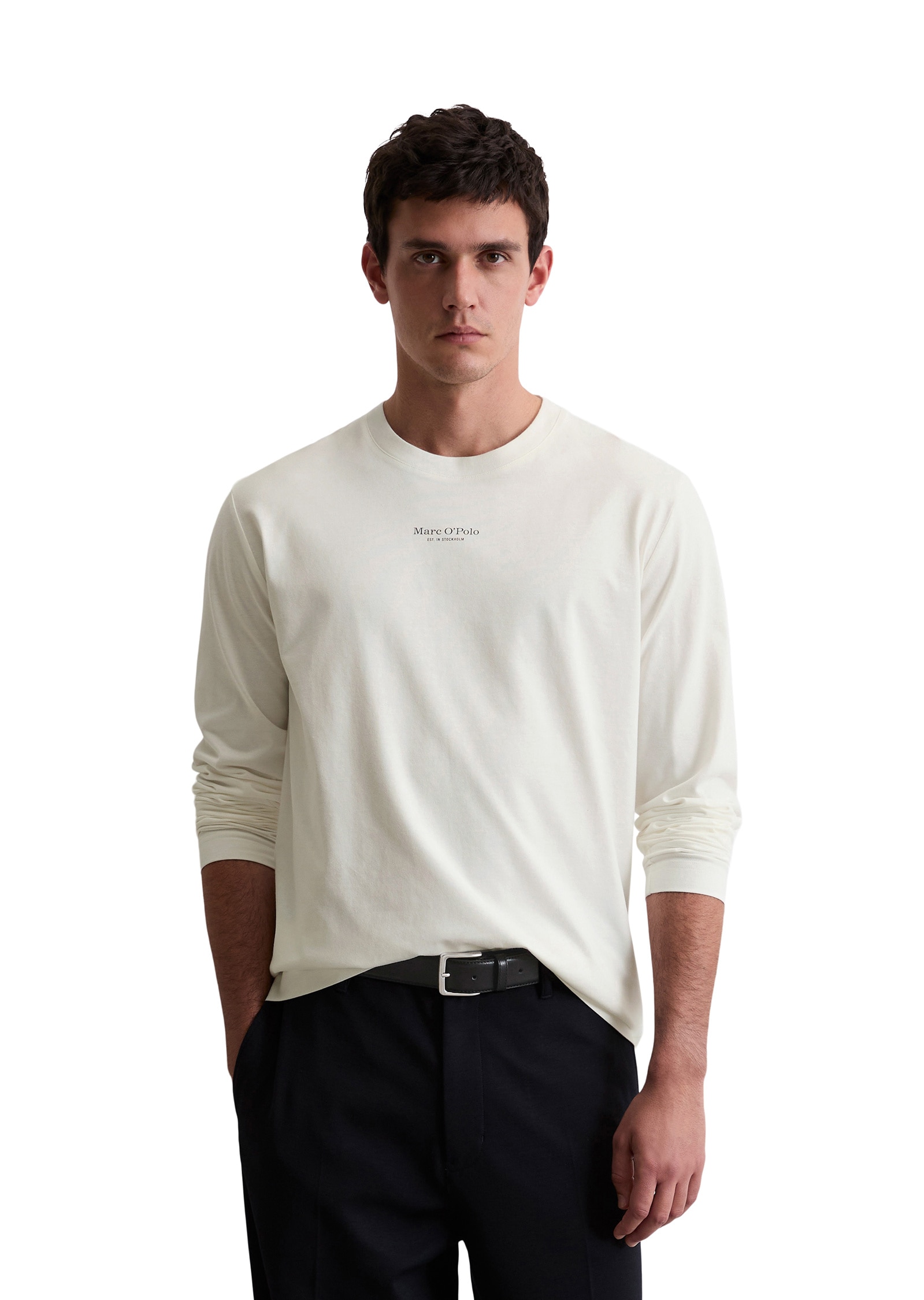 Marc OPolo Langarmshirt "aus reiner Bio-Baumwolle" günstig online kaufen