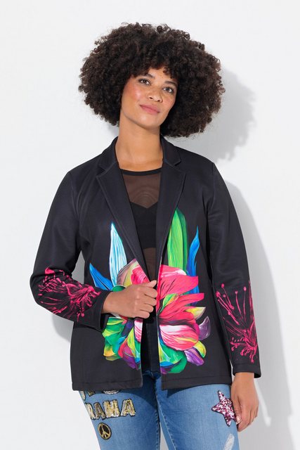 Angel of Style Blusenblazer Blazer Langarm mit Blume Color-Futter günstig online kaufen