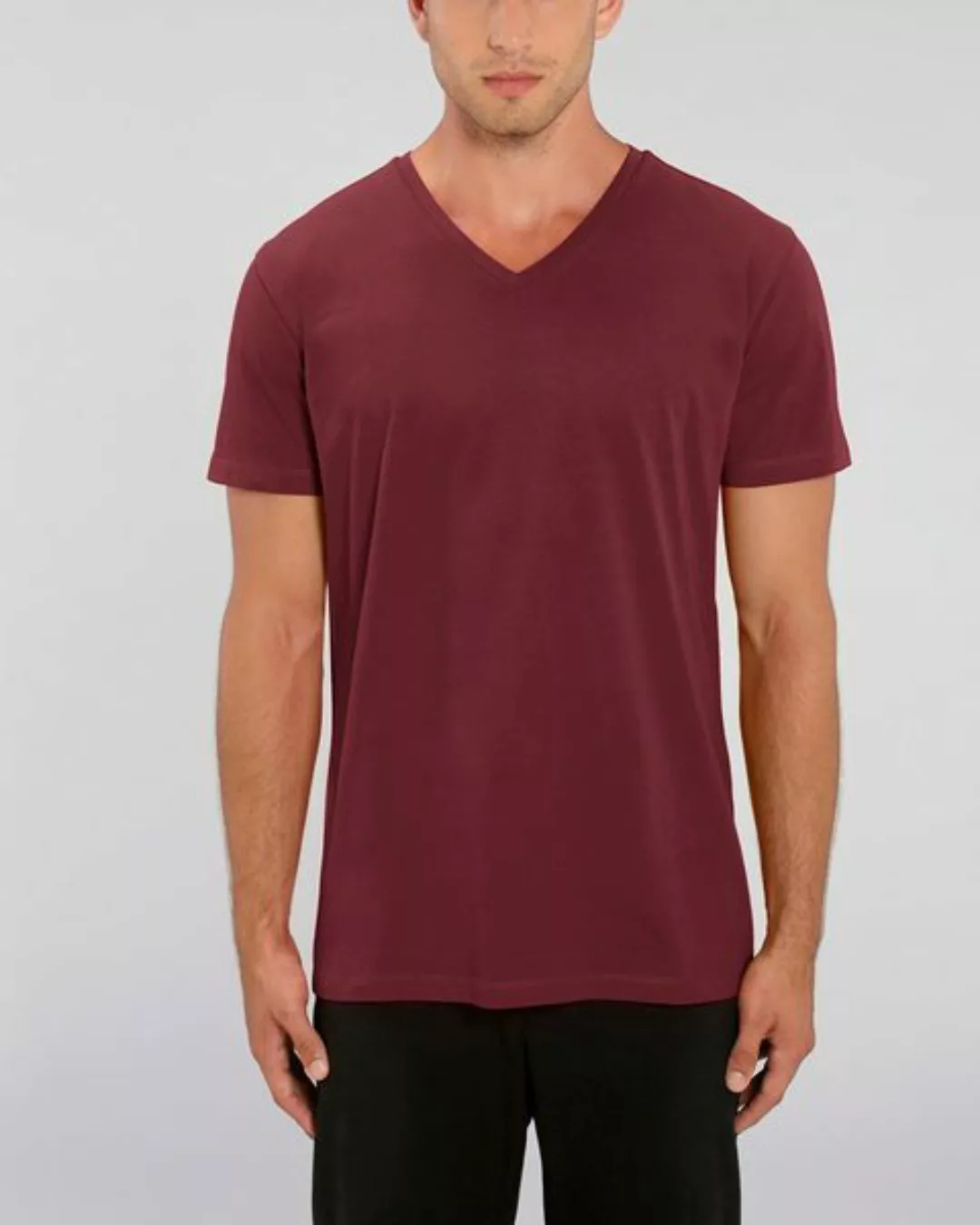 3er Pack Herren T-shirt Mit V-ausschnitt, Bio-qualität günstig online kaufen