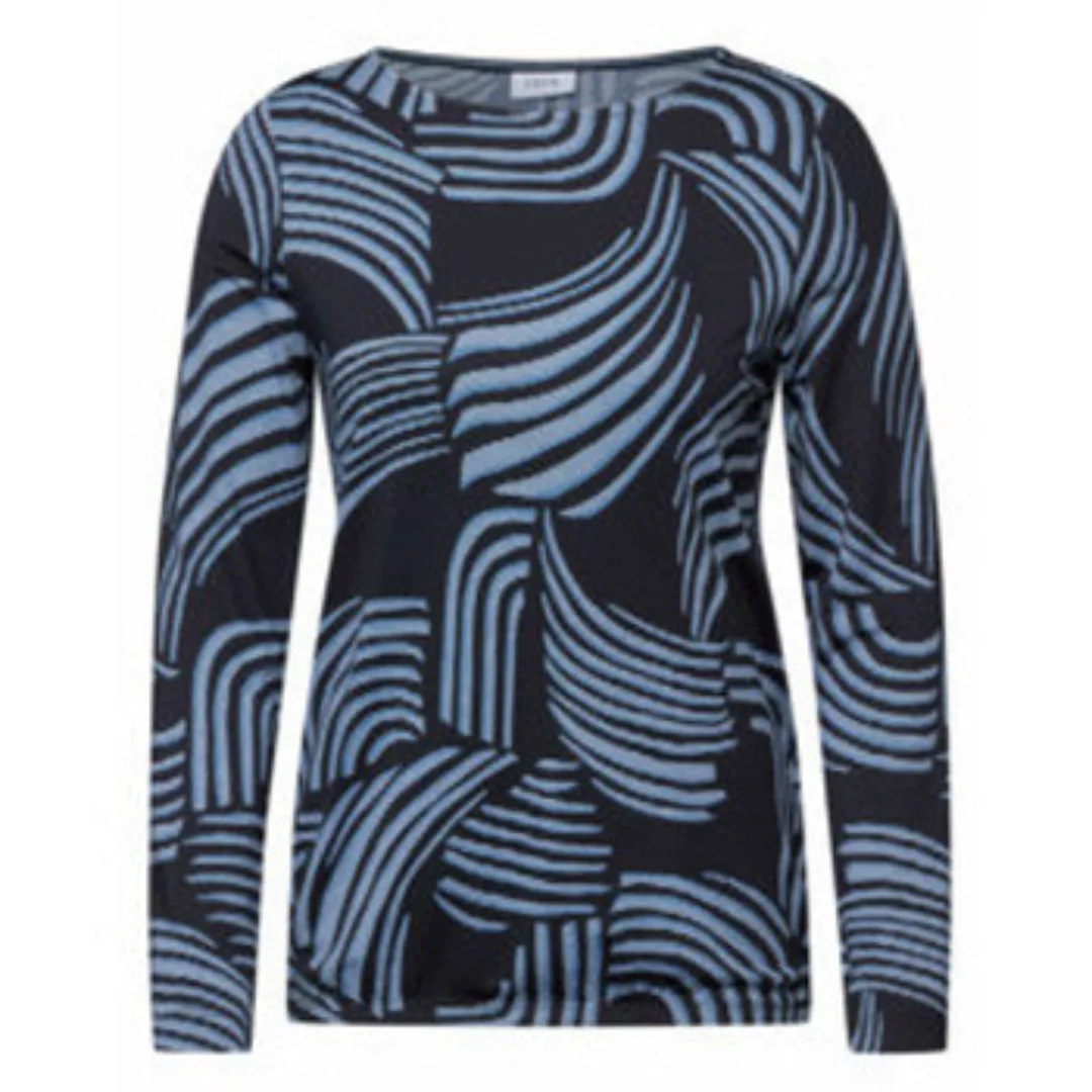 Cecil  Langarmshirt T-Shirt für Erwachsene in blau günstig online kaufen