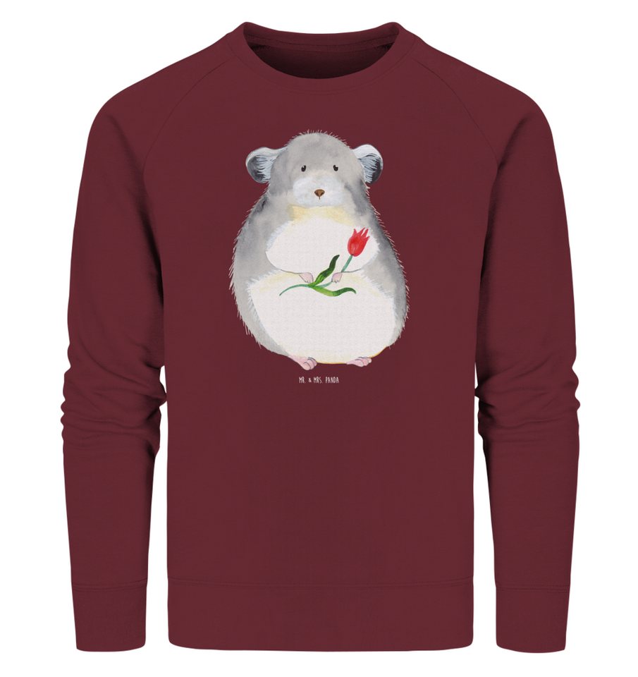 Mr. & Mrs. Panda Longpullover Größe S Chinchilla Blume - Burgundy - Geschen günstig online kaufen