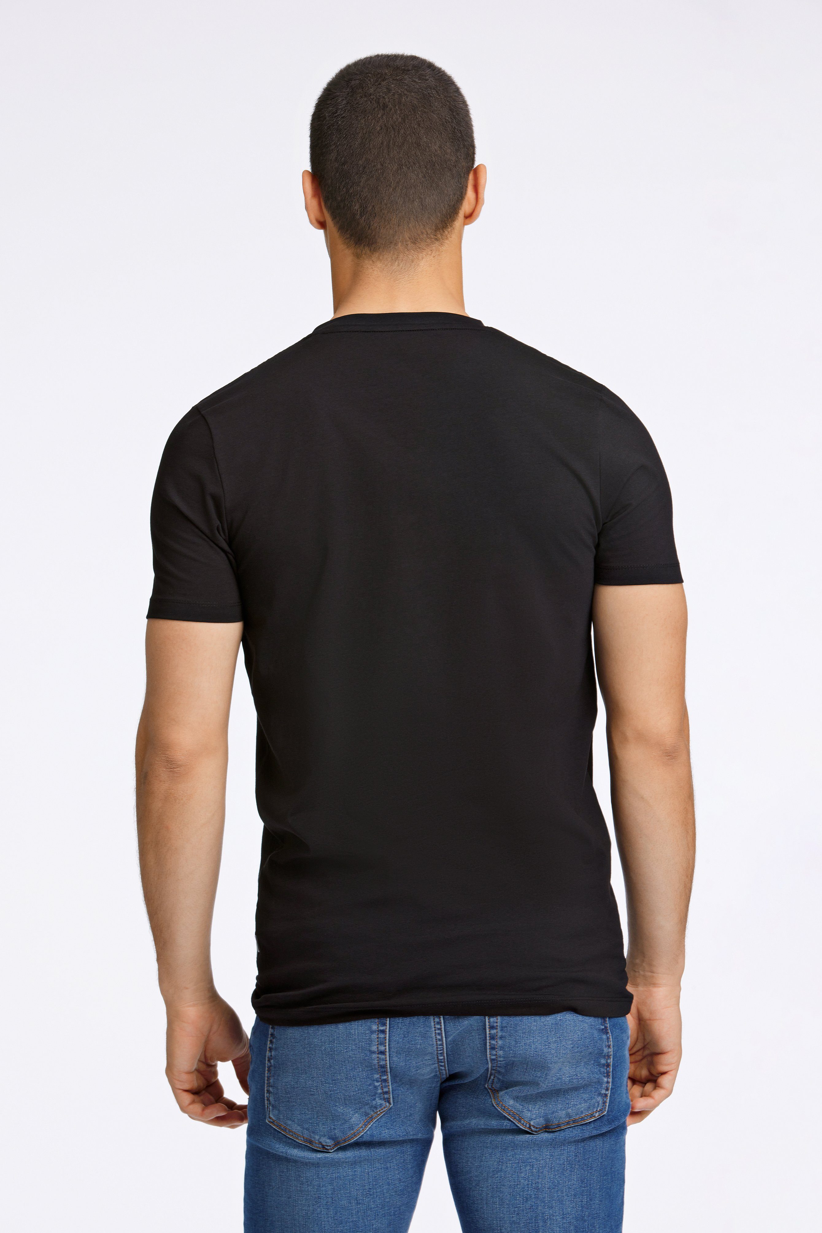 LINDBERGH T-Shirt mit V-Ausschnitt günstig online kaufen