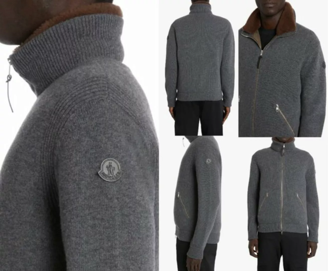 MONCLER Winterjacke MONCLER Wool 750 Fill Power Down-Jacket Coat Mantel Dau günstig online kaufen