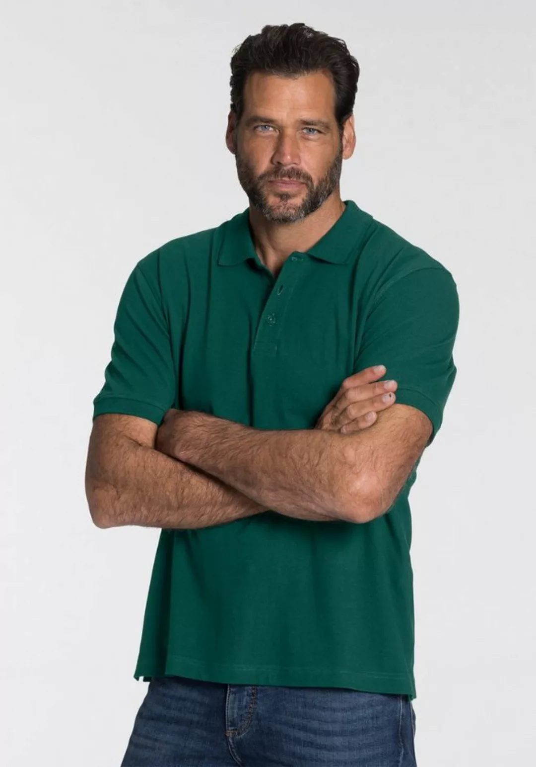 Man's World Poloshirt Piqué günstig online kaufen