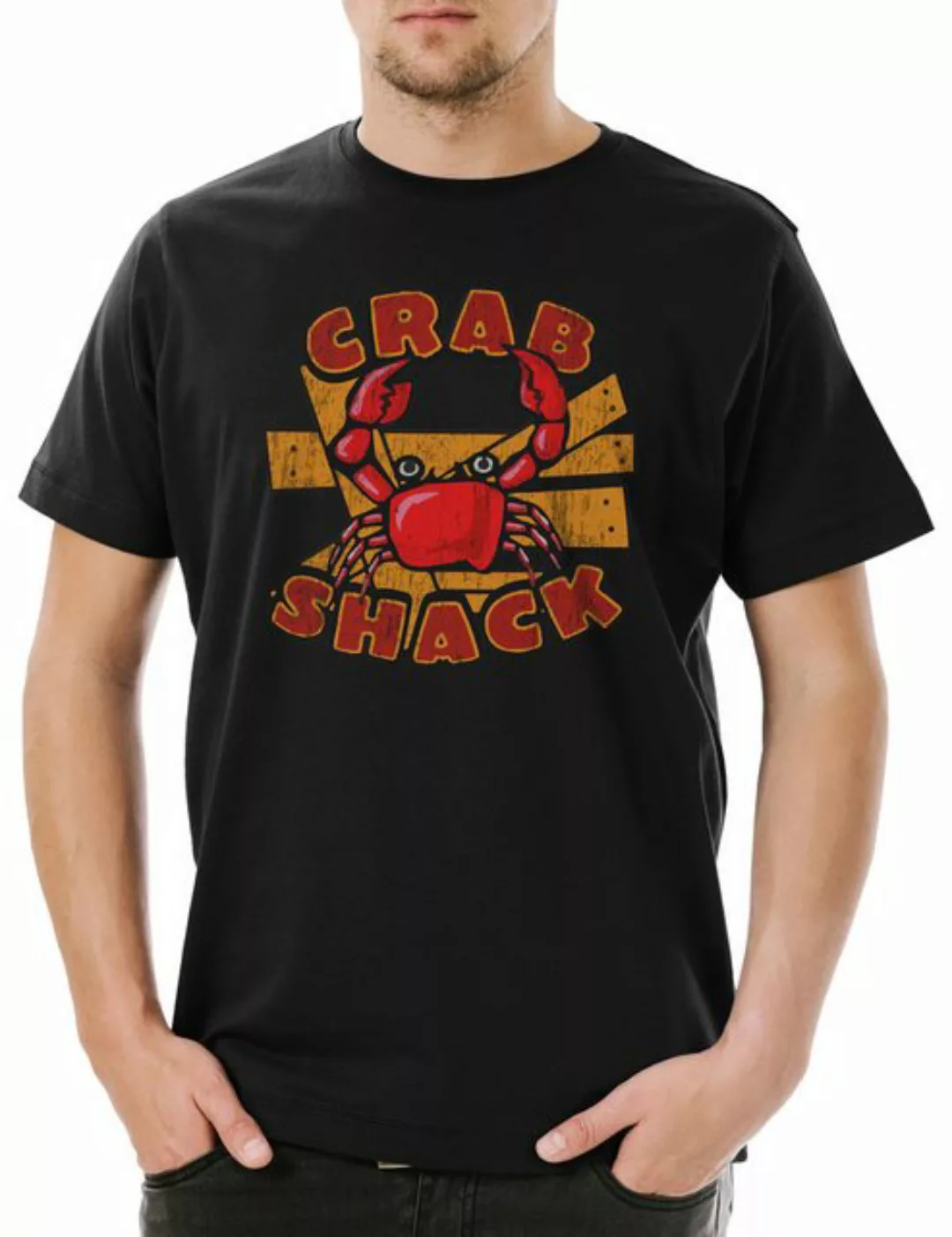 Urban Backwoods Print-Shirt The Crab Shack II Herren T-Shirt My Name Restau günstig online kaufen