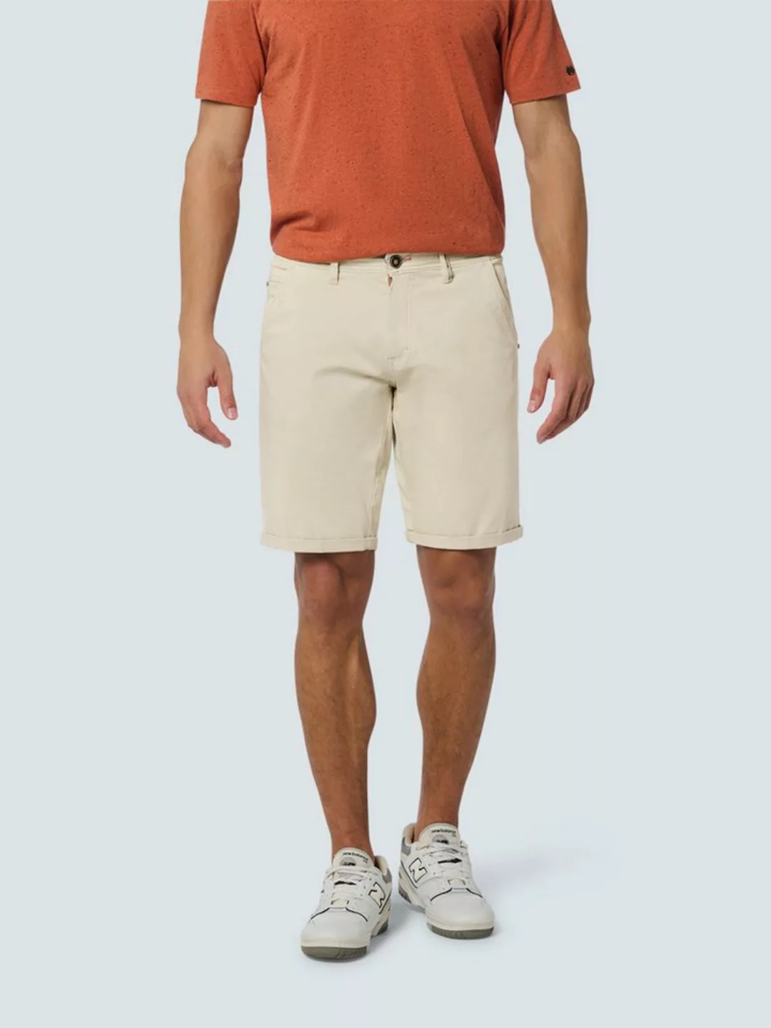 NO EXCESS Chinoshorts aus gefärbtem Twill-Stretch günstig online kaufen