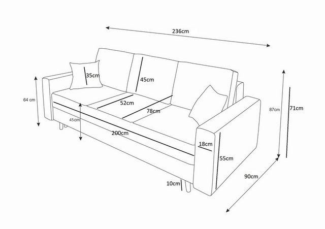 ALTDECOR Sofa KRONO günstig online kaufen