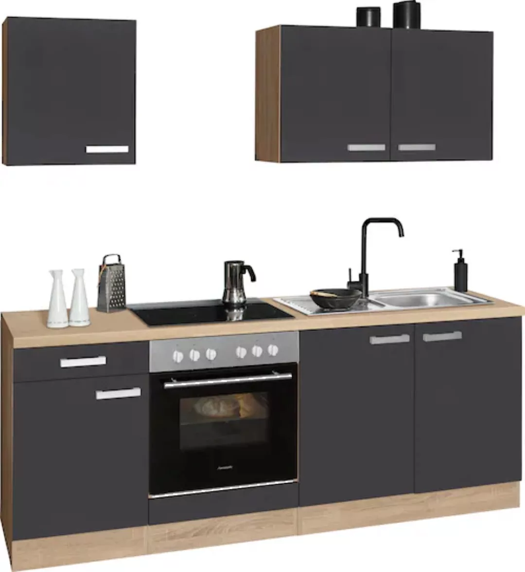 OPTIFIT Küchenzeile "Leer", Breite 210 cm, mit Hanseatic-E-Geräten günstig online kaufen