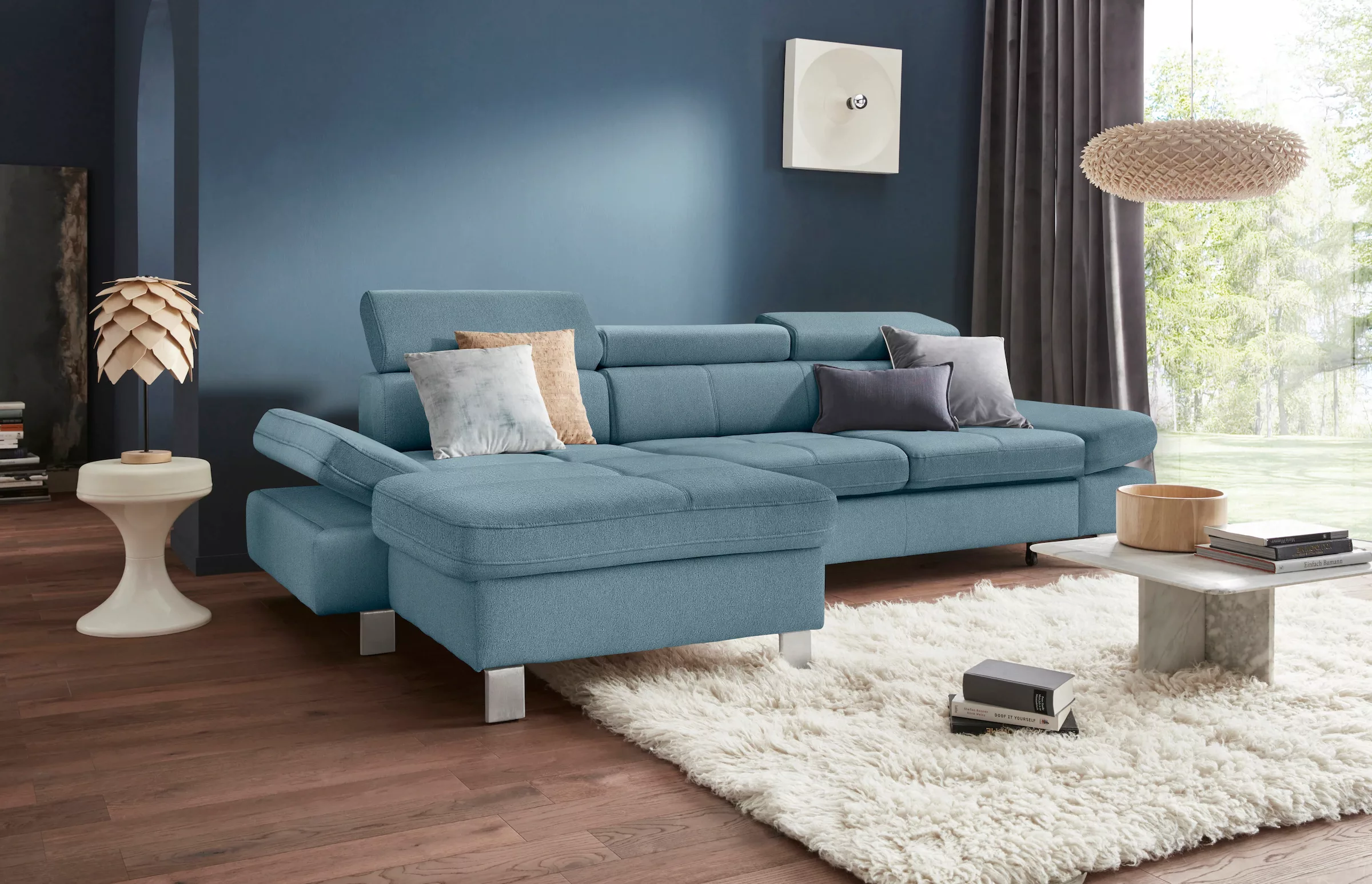 exxpo - sofa fashion Ecksofa »Fiji, hochwertige Detailverarbeitung im Sitz günstig online kaufen