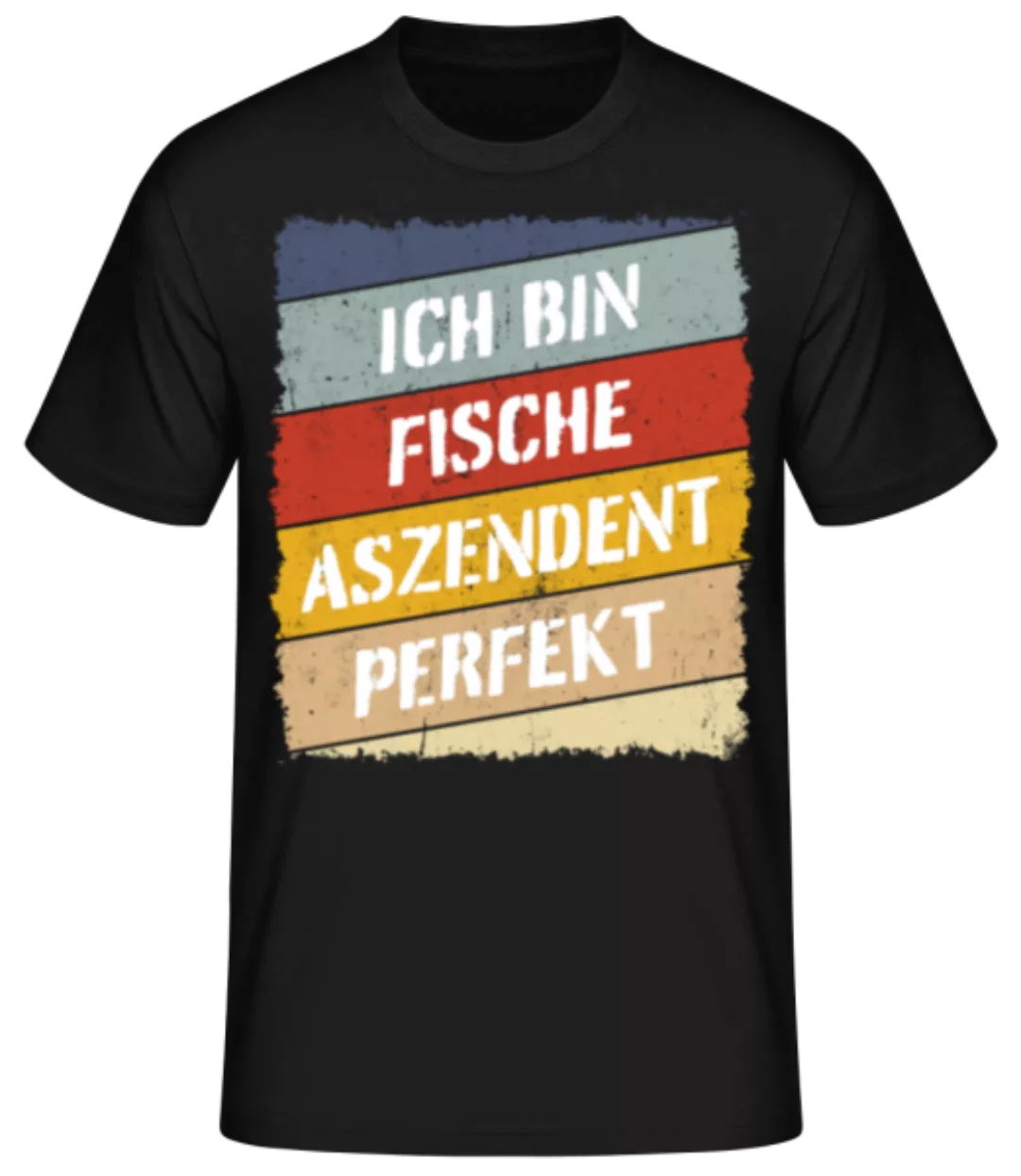 Fische Aszendent Perfekt Retro Stil · Männer Basic T-Shirt günstig online kaufen