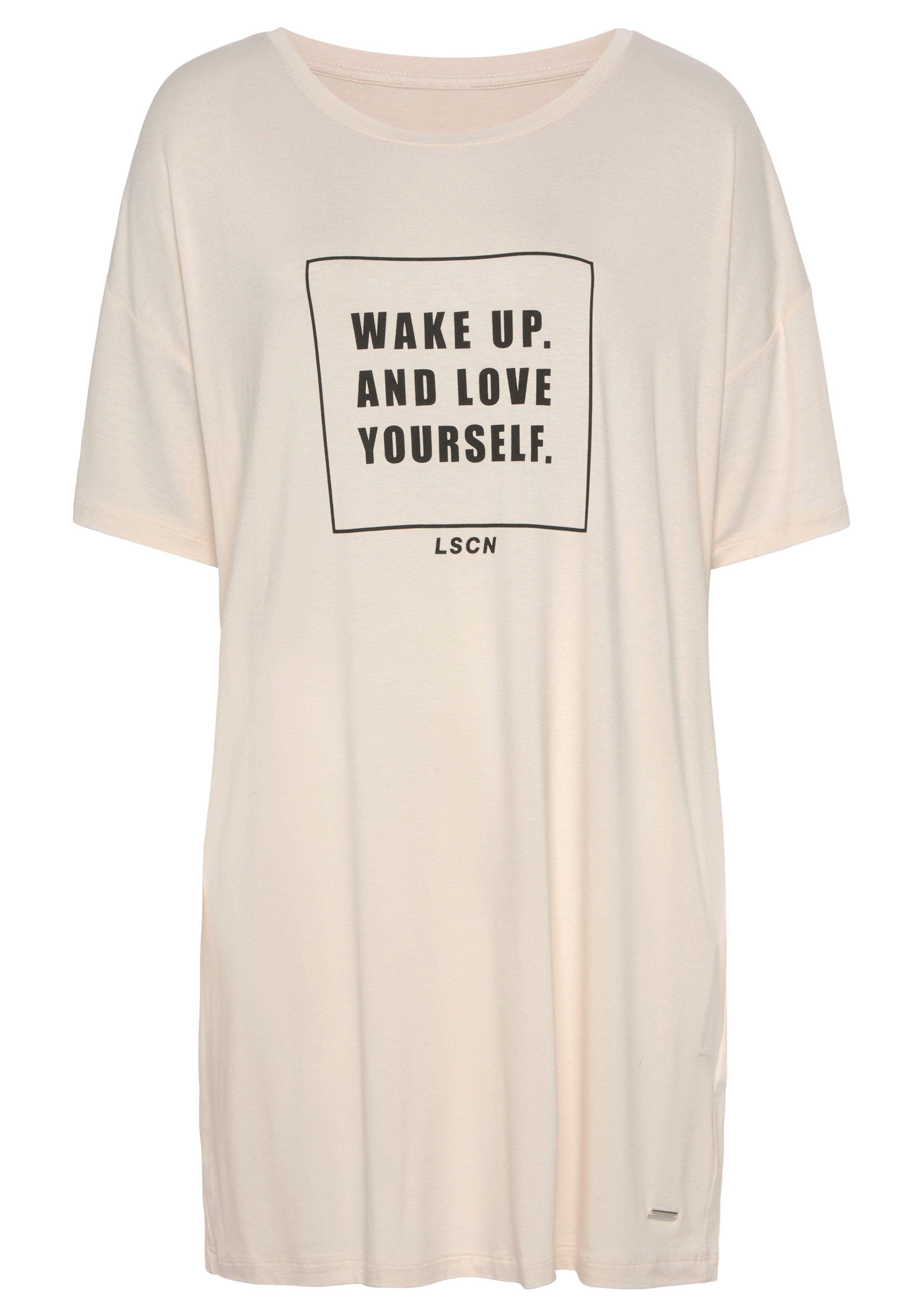 LASCANA Sleepshirt, in locker sitzendem Schnitt günstig online kaufen