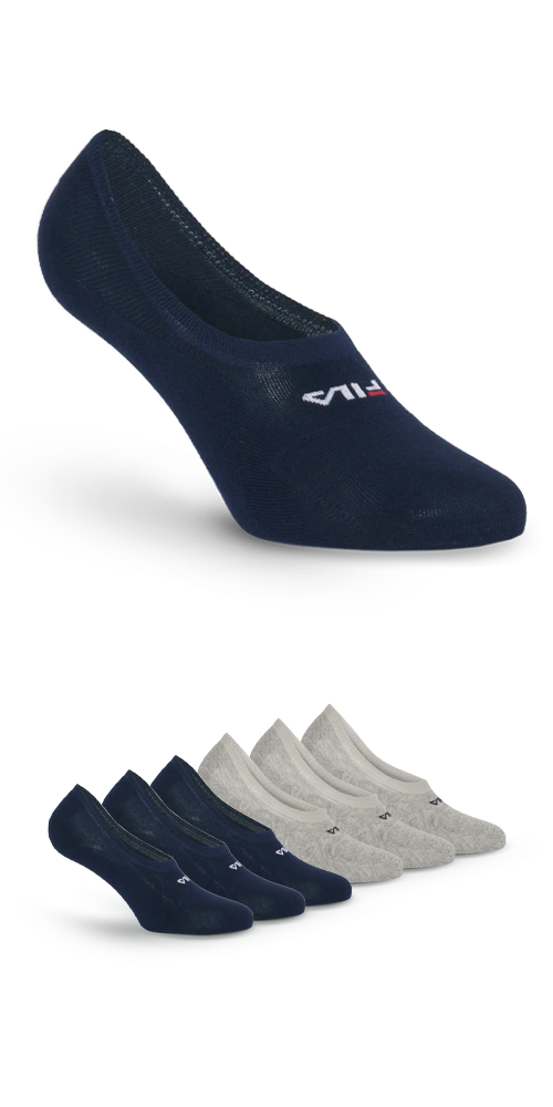 Fila Füßlinge "UNISEX GHOST SOCKS SILICONE HEEL INSIDE", (6 Paar), mit Logo günstig online kaufen