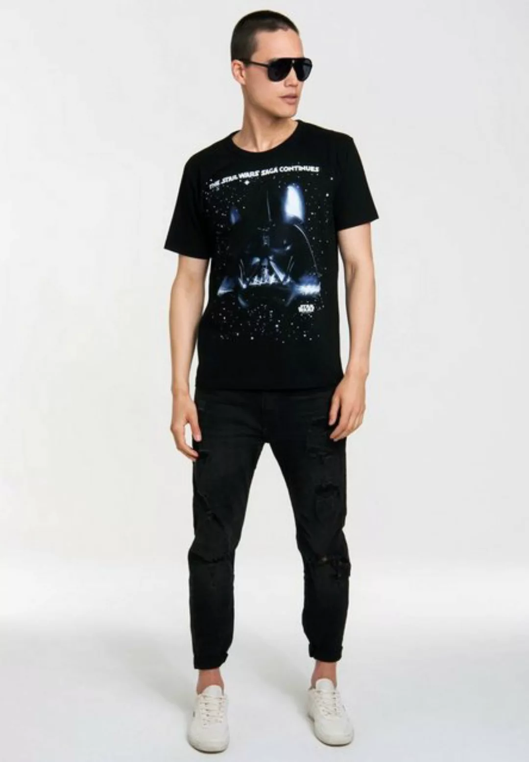LOGOSHIRT T-Shirt Star Wars - Darth Vader - Saga mit Star Wars-Print günstig online kaufen