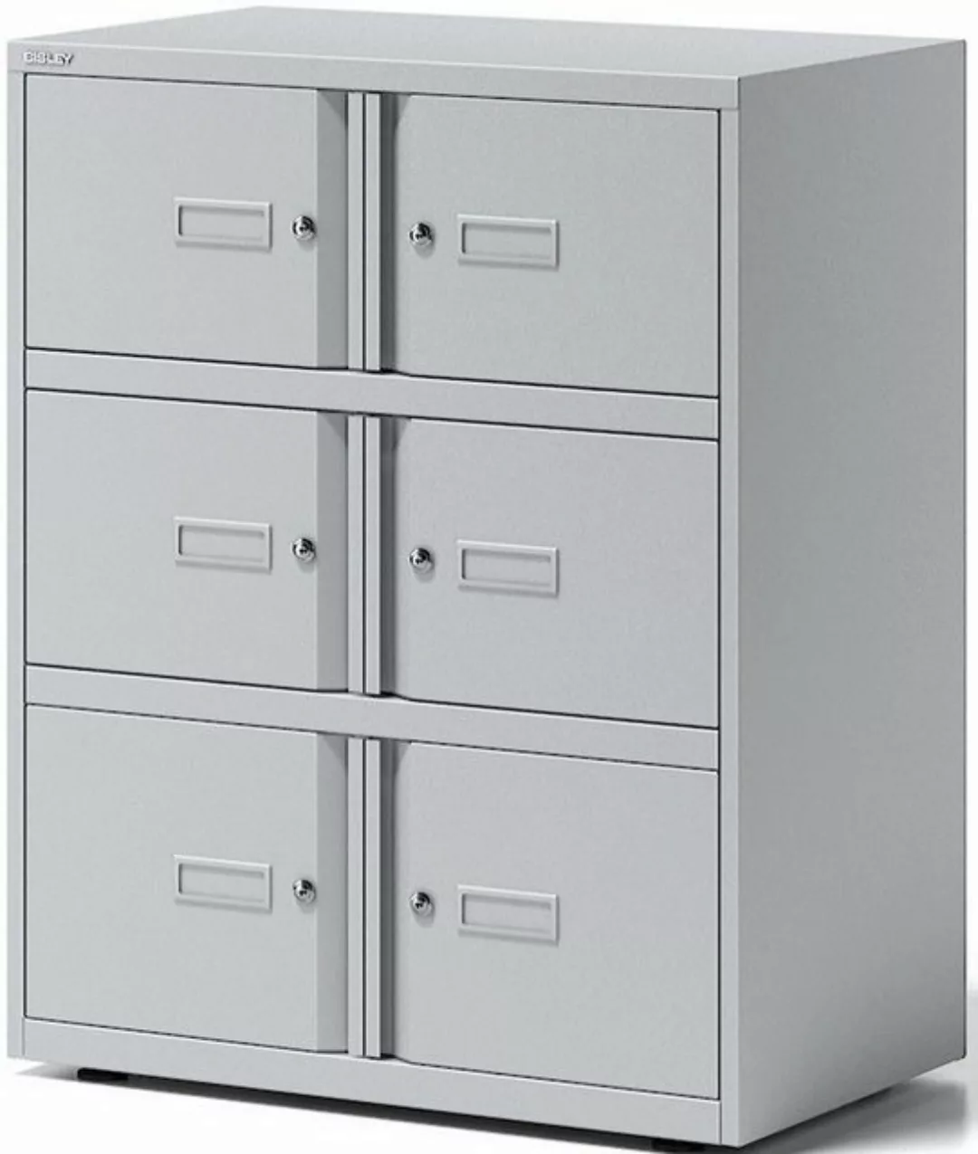 Bisley Aktenschrank Schrank Office Lodge Essentials 6 Türen BxTxH 80x47x101 günstig online kaufen