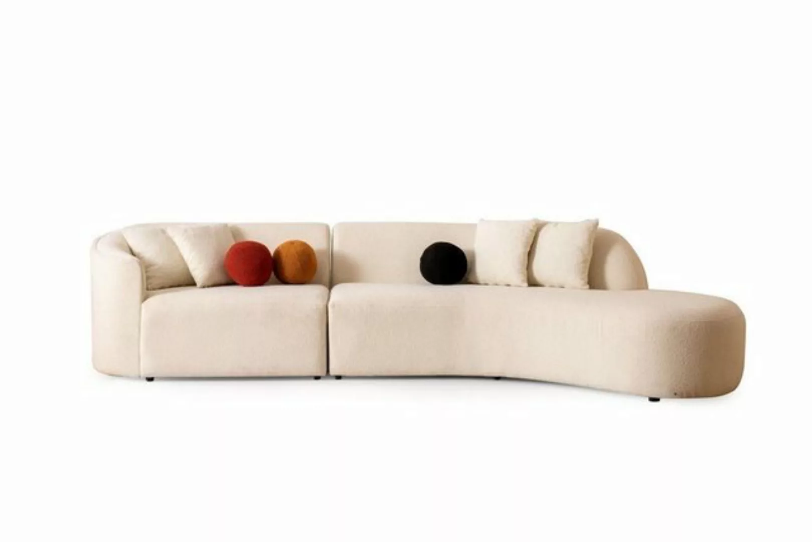 JVmoebel Ecksofa Weiß Couch Sofa Ecksofa L-form Modern Möbel wohnzimmer Eck günstig online kaufen