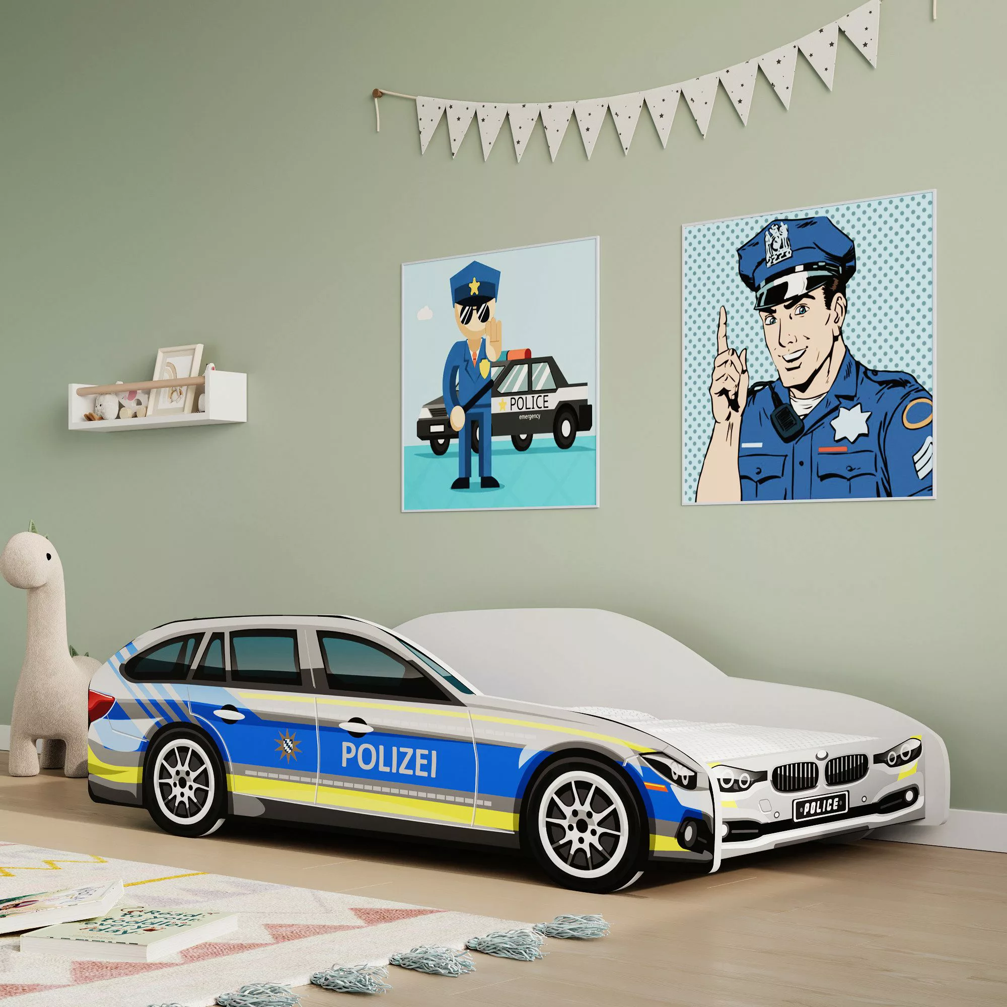 Kids Collective Autobett Kinderbett Jugendbett 70x140 günstig online kaufen
