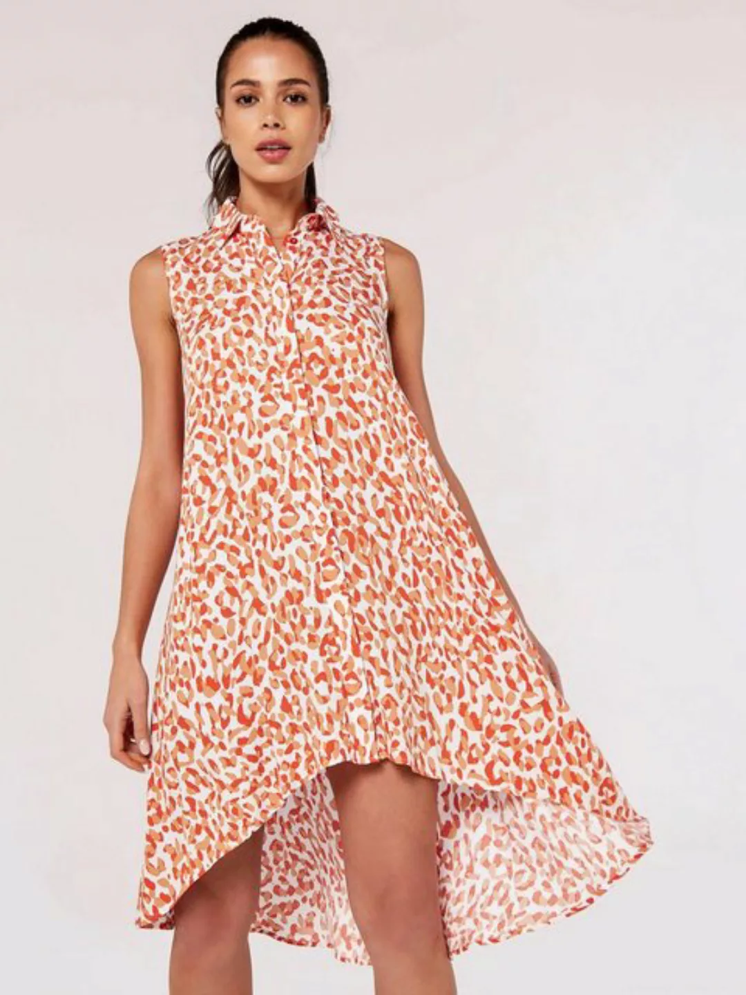 Apricot Minikleid 2 Color Cheetah Sleeveless Dress, asymmetrisch, mit tolle günstig online kaufen
