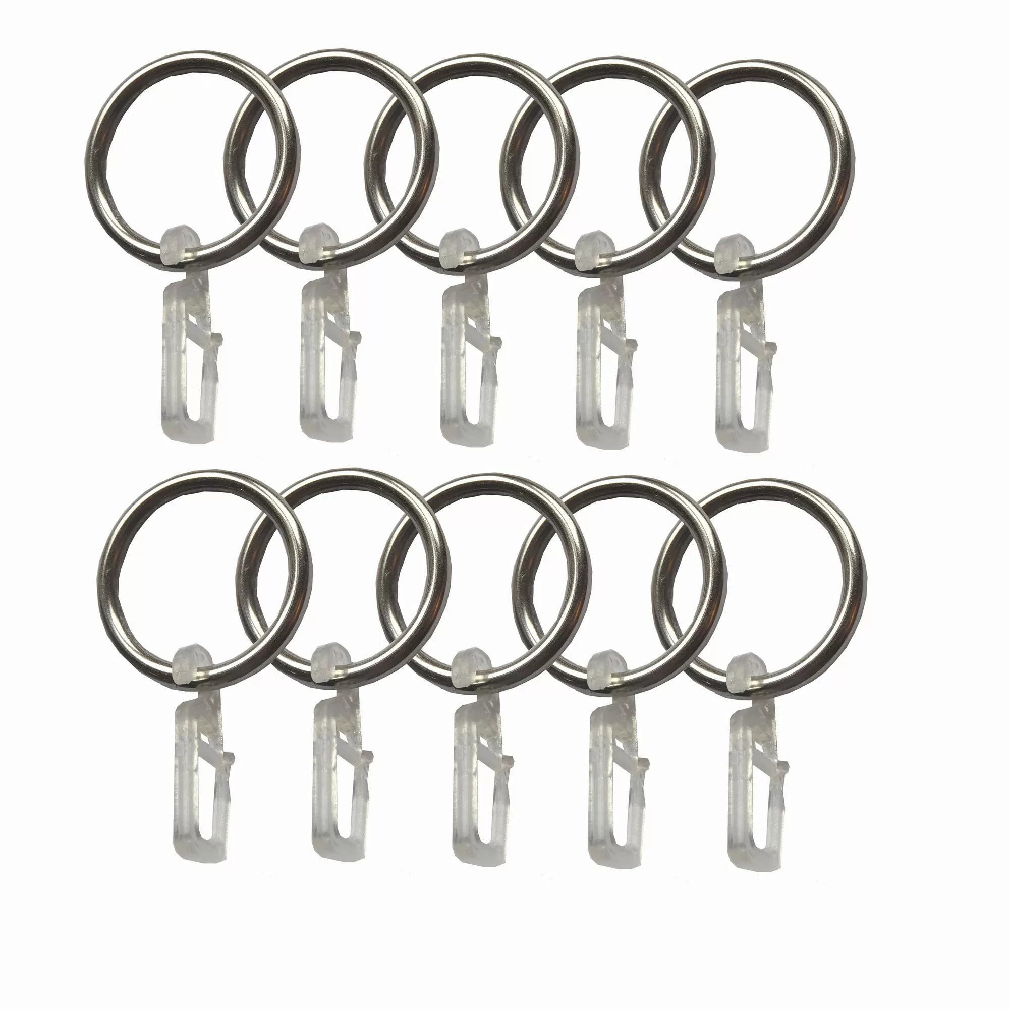 BASIT Gardinenring Metallringe mit Überklipshaken C19, günstig online kaufen