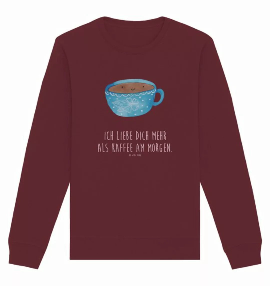 Mr. & Mrs. Panda Longpullover Größe XL Kaffee Tasse - Burgundy - Geschenk, günstig online kaufen