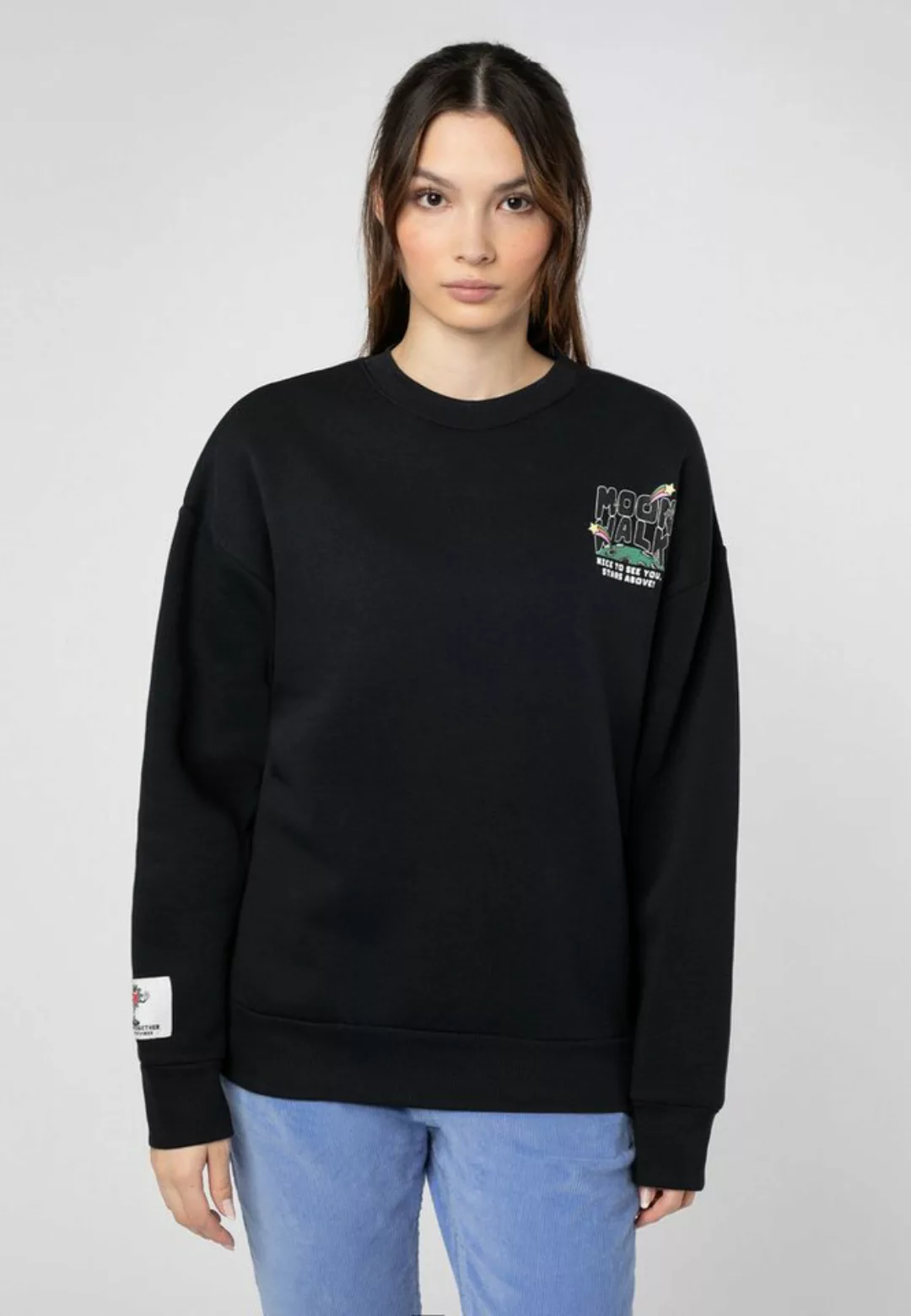 SUBLEVEL Sweatshirt Sweater mit Backprint günstig online kaufen