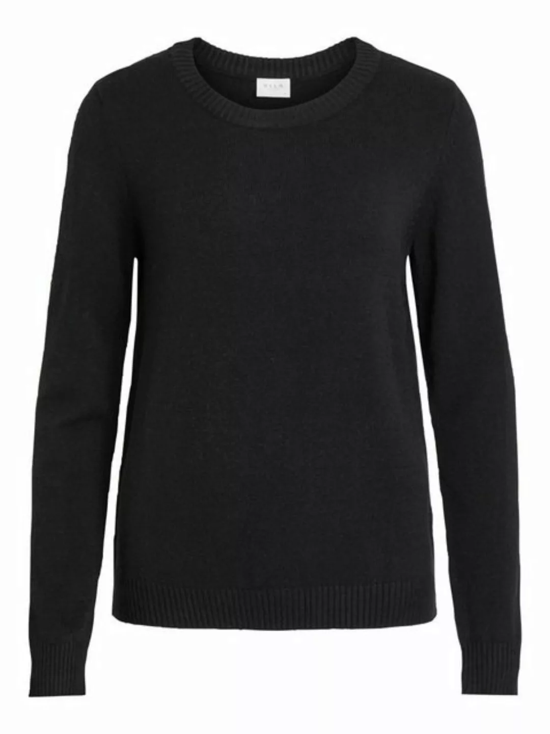 Vila Ril Langärmliger Pullover Mit O-ausschnitt XS Light Grey Melange günstig online kaufen