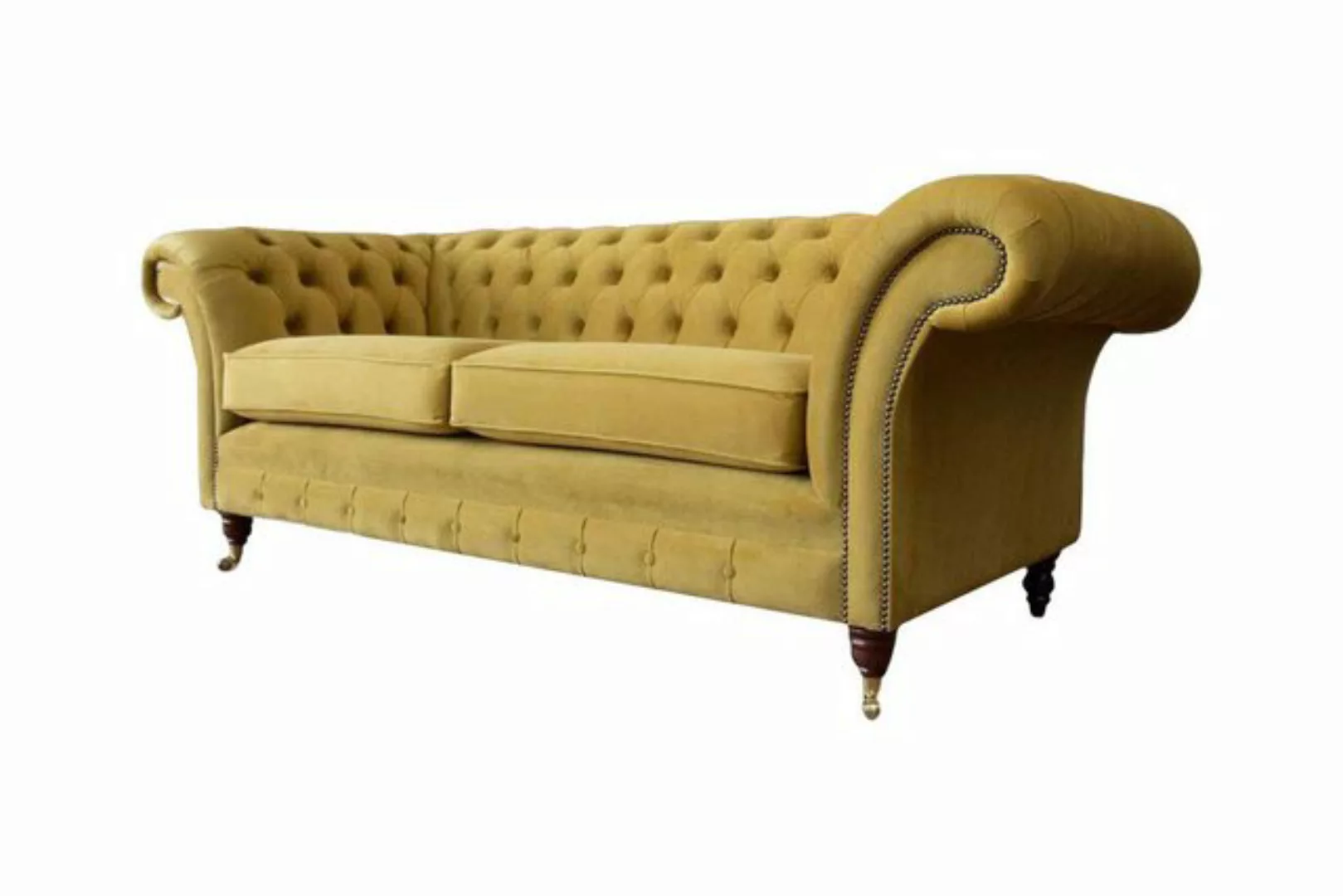 JVmoebel Sofa Chesterfield Sofa 3 Sitz Design Couch Dreisitzer Luxus Möbel, günstig online kaufen