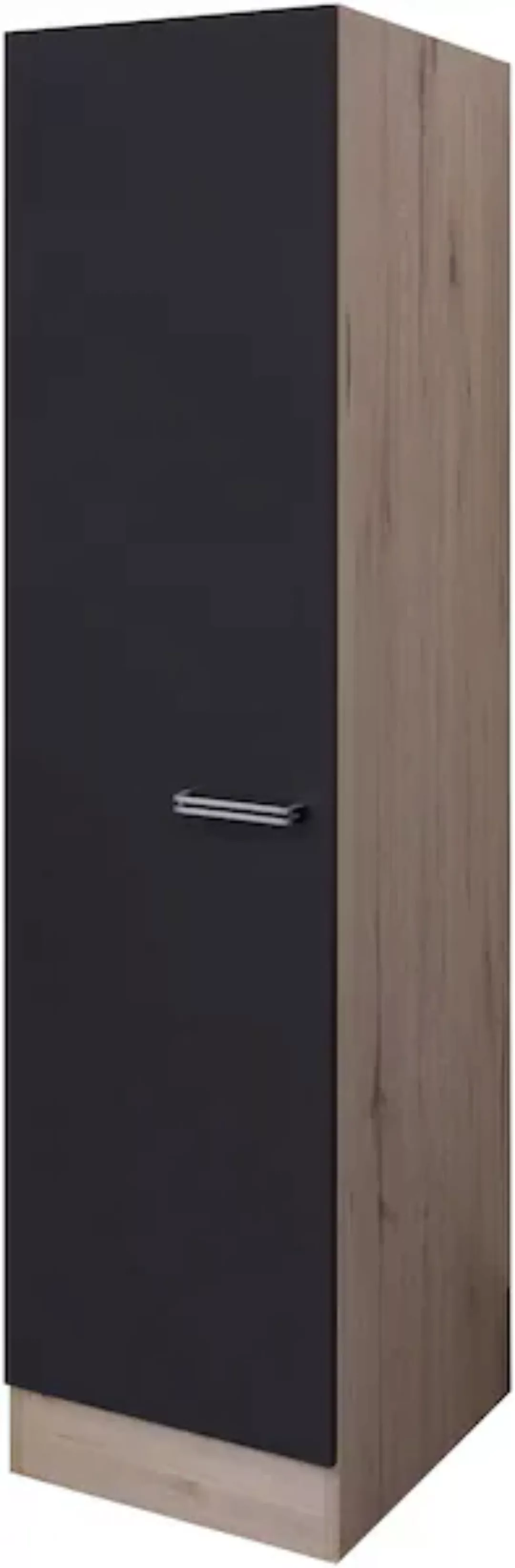 Flex-Well Exclusiv Geschirrschrank Lara 50 cm Anthrazit-San Remo Eiche günstig online kaufen