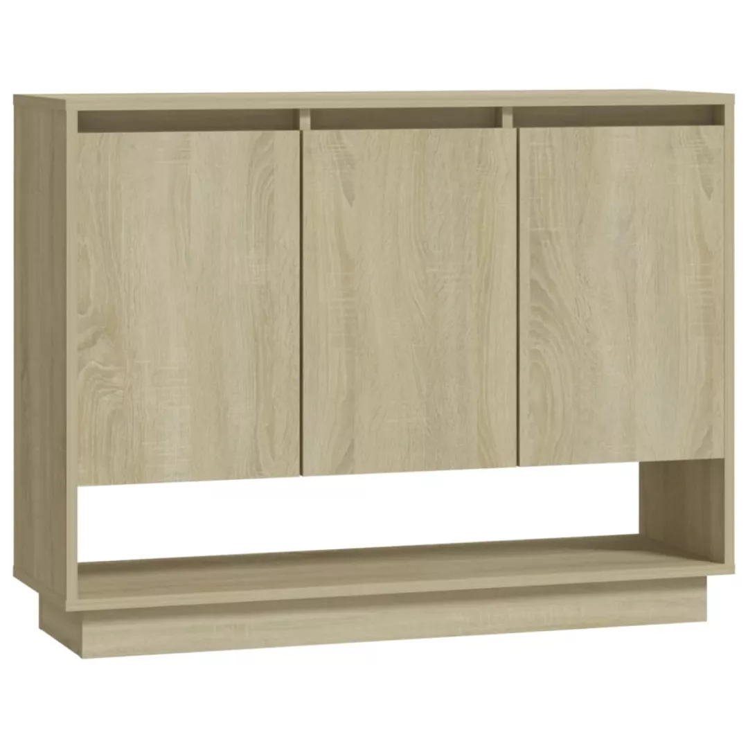 Sideboard Sonoma-eiche 97x31x75 Cm Spanplatte günstig online kaufen