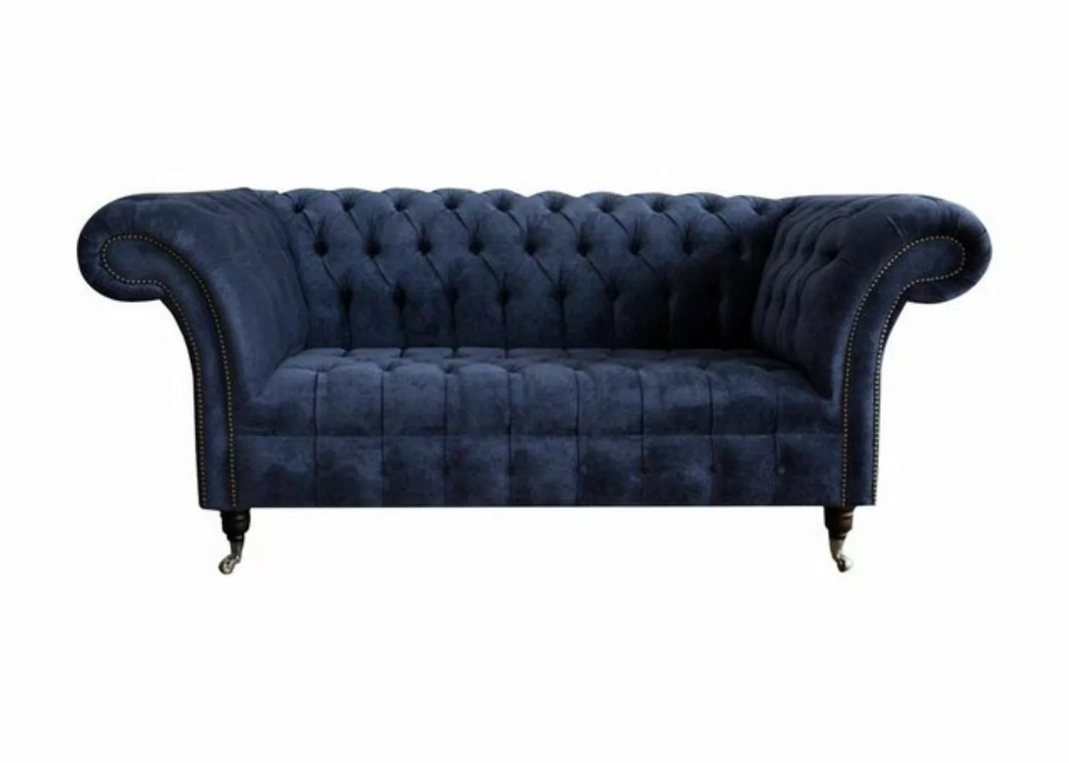 Xlmoebel Chesterfield-Sofa Zweisitzer Couch Klassisches Textilsofa Polster günstig online kaufen