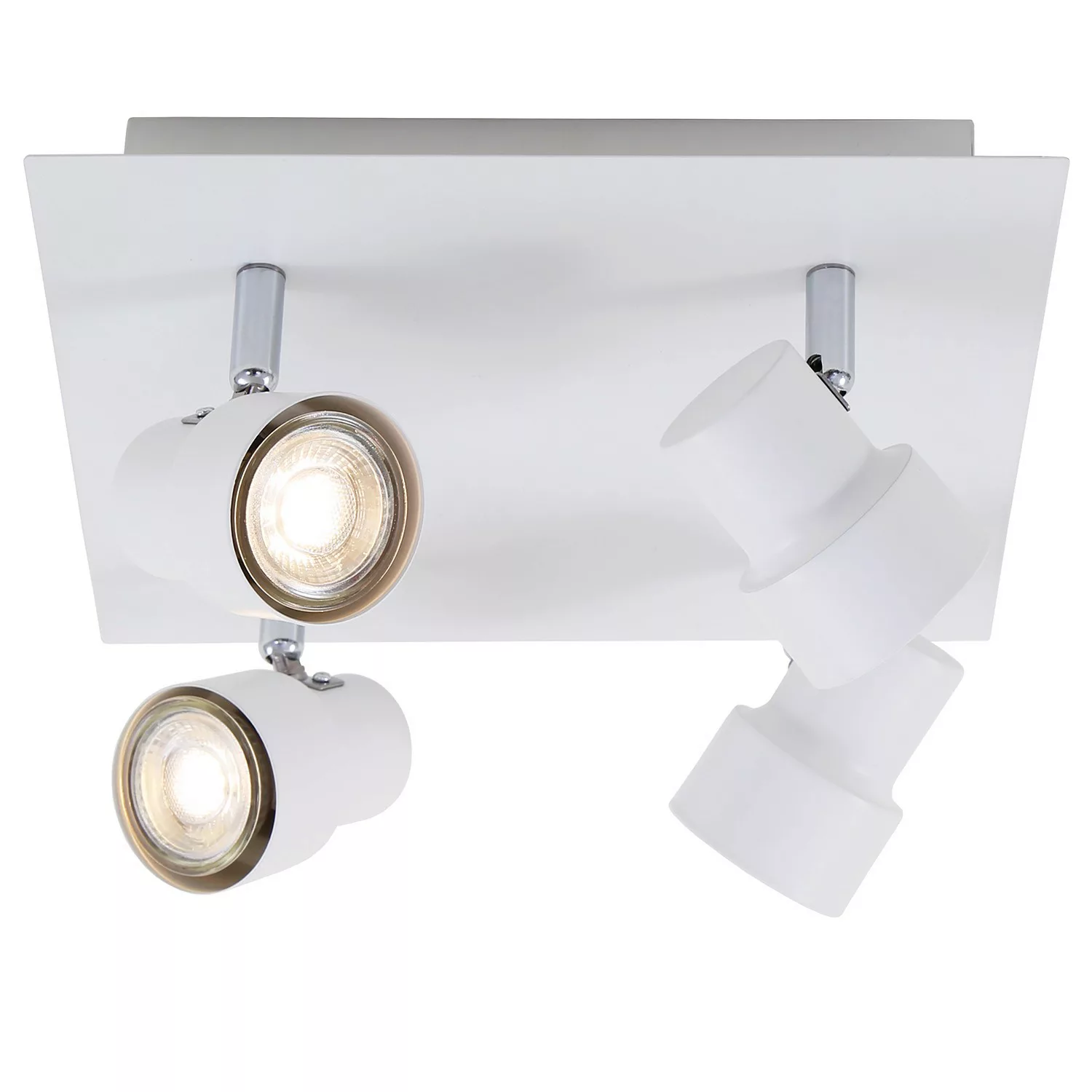 LED-Deckenlampe 2861-046, schwenkbar, 4-fl., weiß günstig online kaufen