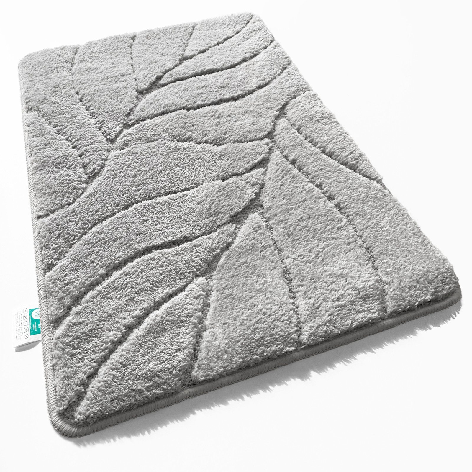 Floordirekt Badematte Maris, Badvorleger mit Blattstruktur, günstig online kaufen