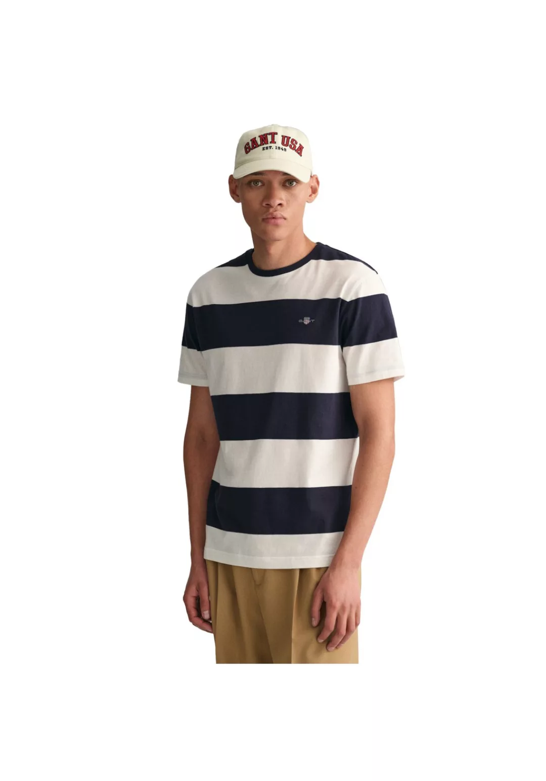 Gant T-Shirt "T-Shirt BAR STRIPE T-SHIRT 1er Pack" günstig online kaufen