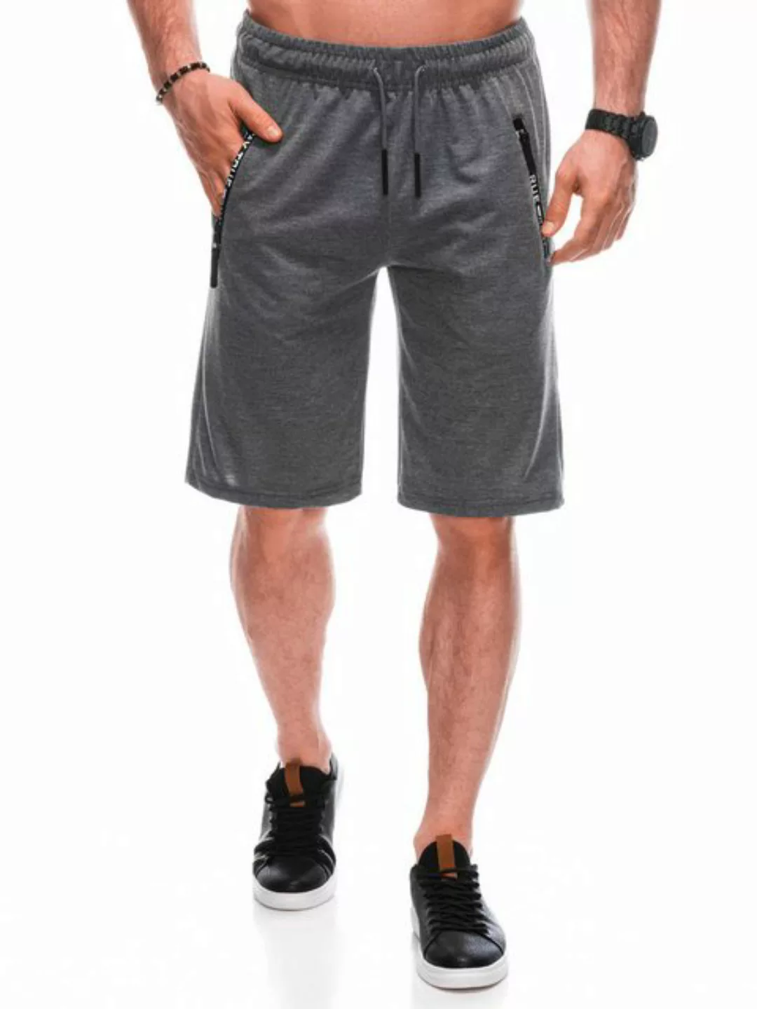 Edoti Sweatshorts Klassische, gerade geschnittene Sweatshorts günstig online kaufen