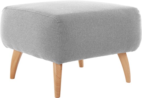 Home affaire Hocker »Baggio«, mit Holzfüßen günstig online kaufen