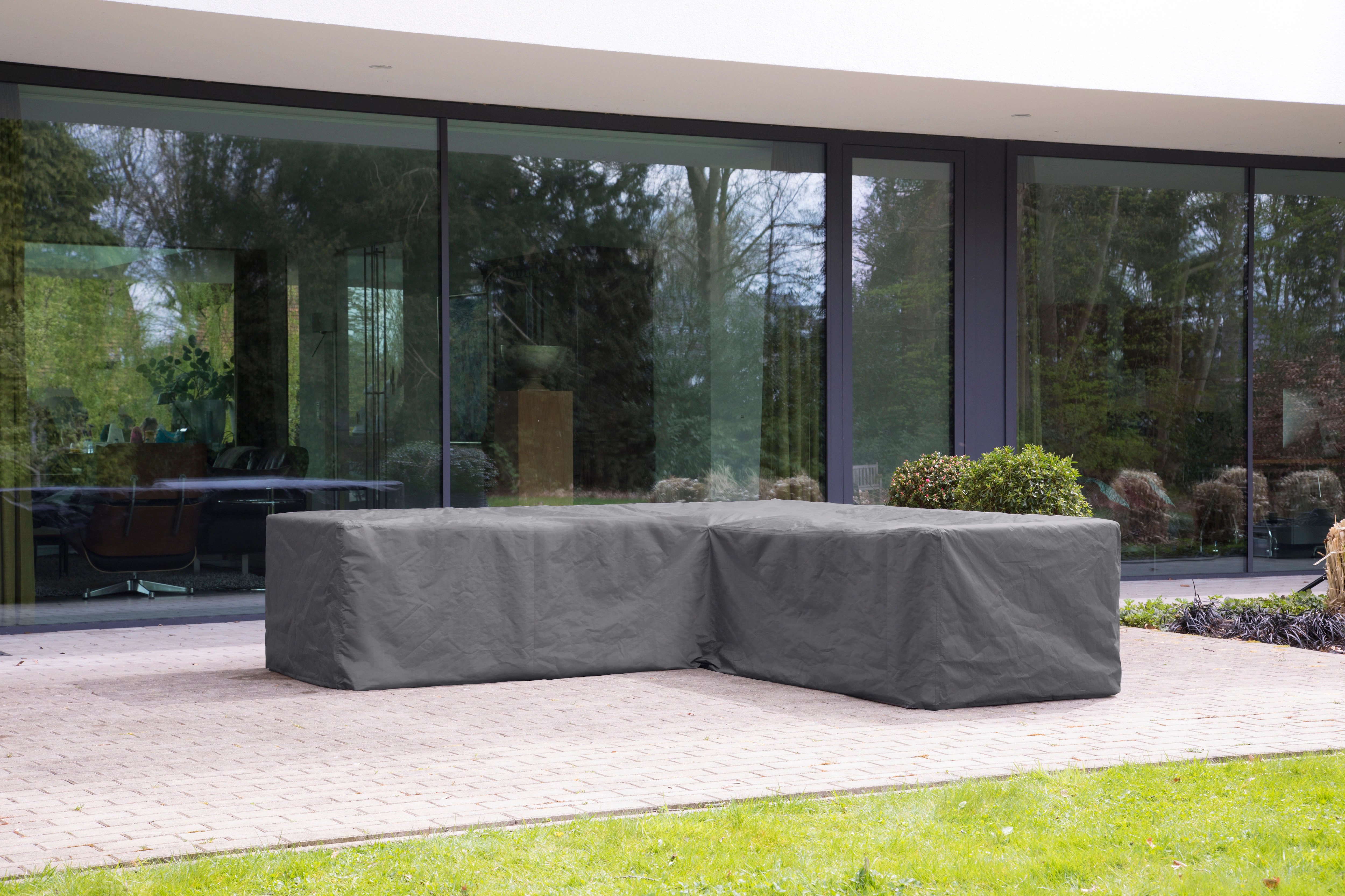 Best Gartenmöbel-Schutzhülle, für Lounge-Sets L-Form 215/85x215/85x70 cm günstig online kaufen