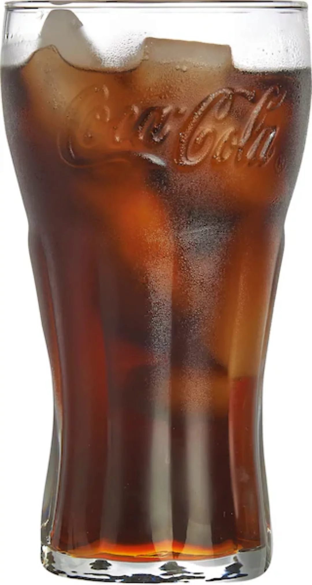 van Well Longdrinkglas »Coca-Cola«, (Set, 6 tlg., 6 Konturgläser), spülmasc günstig online kaufen