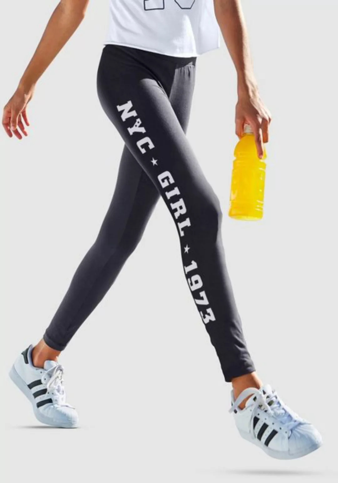 Arizona Leggings NYC mit seitlichem NYC Druck günstig online kaufen